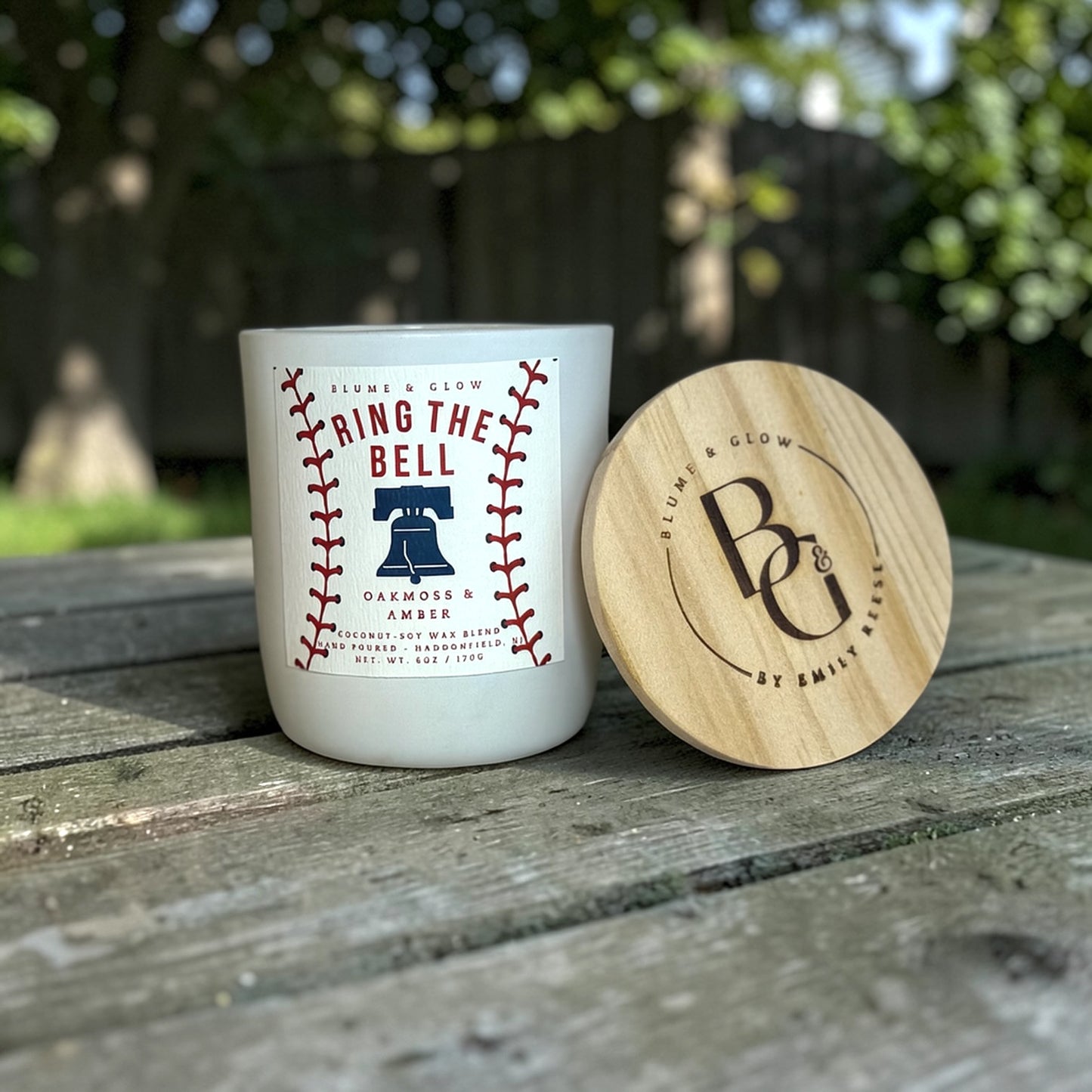 Philadelphia Phillies baseball candle