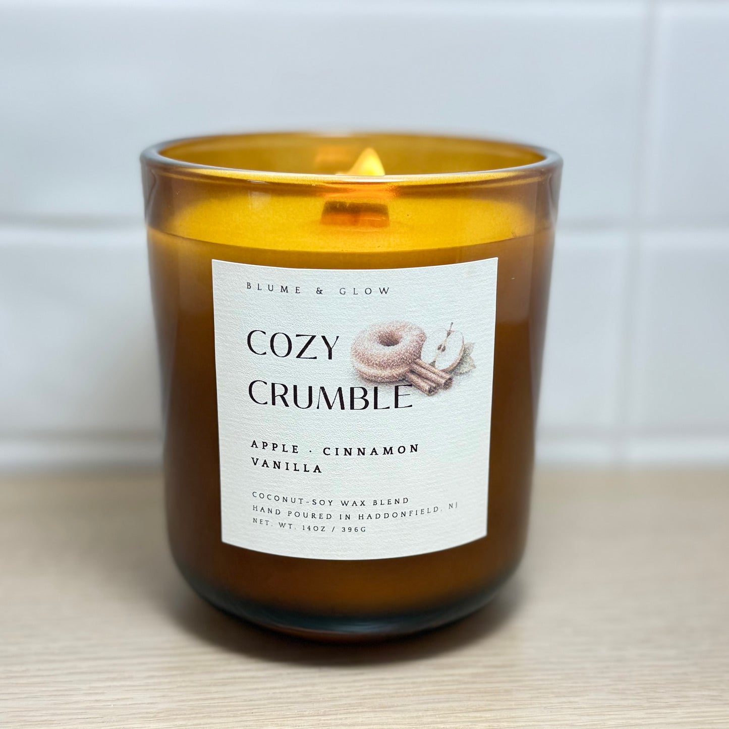 Cozy Crumble Candle | Baked Apple, Cinnamon & Vanilla