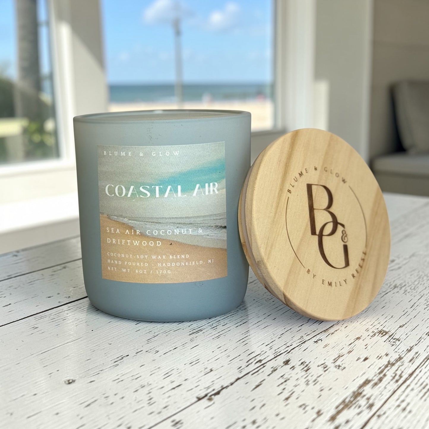 Coastal Air Candle | Sea Air & Coconut Scent