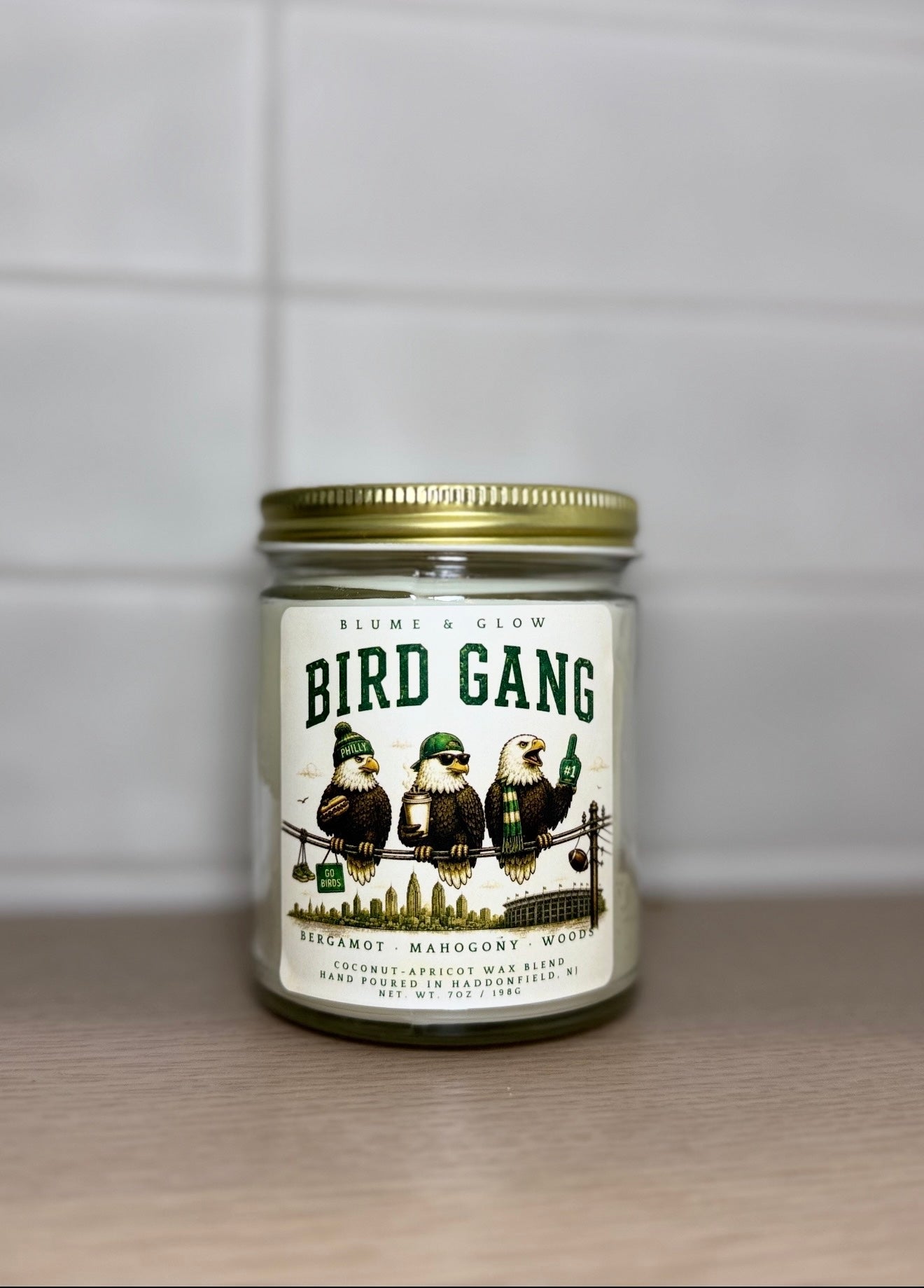 Bird Gang Candle | Philadelphia Football Fan Candle