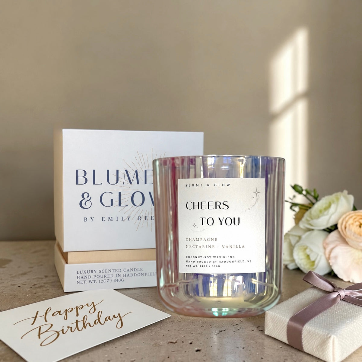 Cheers to You Candle | Champagne, Nectarine & Vanilla