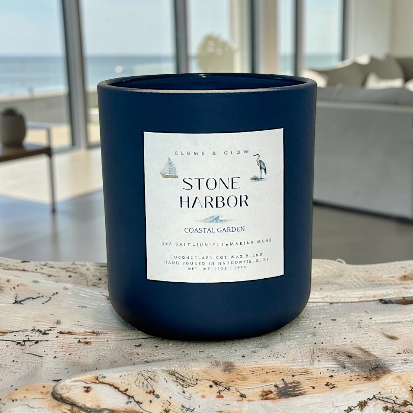 Stone Harbor Candle | Fresh Coastal Floral & Marine Candle