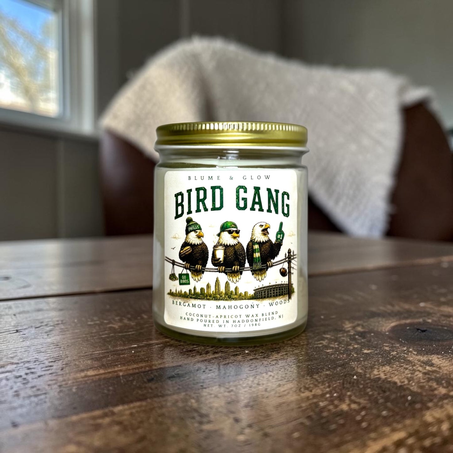 Bird Gang Candle | Philadelphia Football Fan Candle