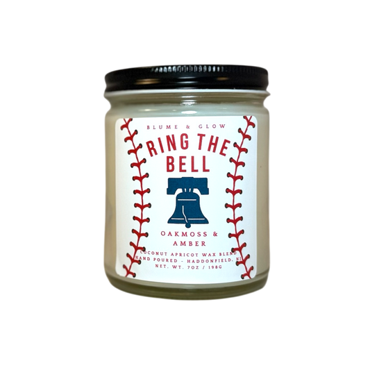 Ring the Bell Candle | Philadelphia Baseball Candle