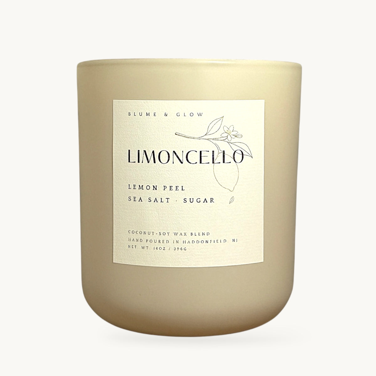 Limoncello Candle | Lemon Peel, Sea Salt & Sugar