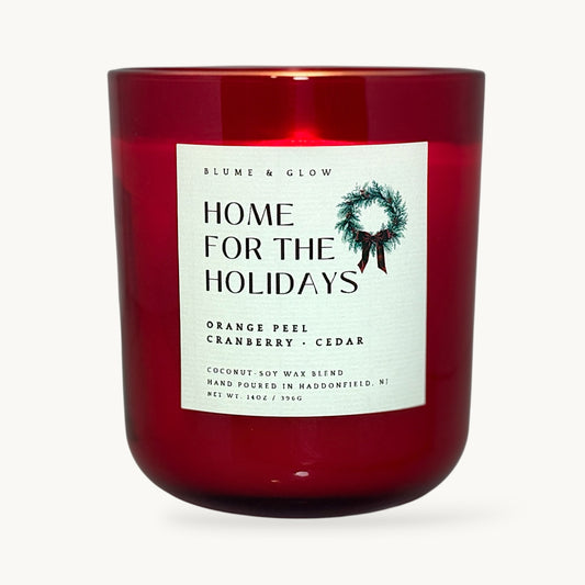 Home for the Holidays Candle | Orange Peel, Cranberry & Cedar