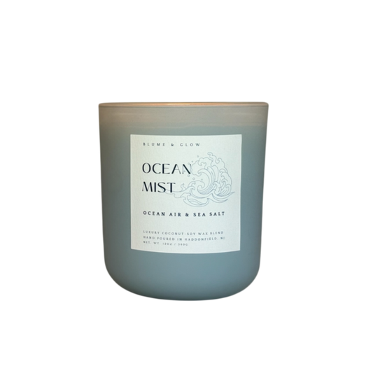 Ocean Mist sea salt coastal candle wooden wick