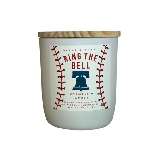 Phillies Ring the Bell wooden wick candle